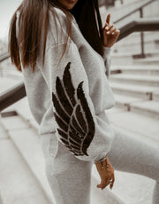 Limited edition ANGEL WINGS 2 PIECE TRACKSUIT in grey